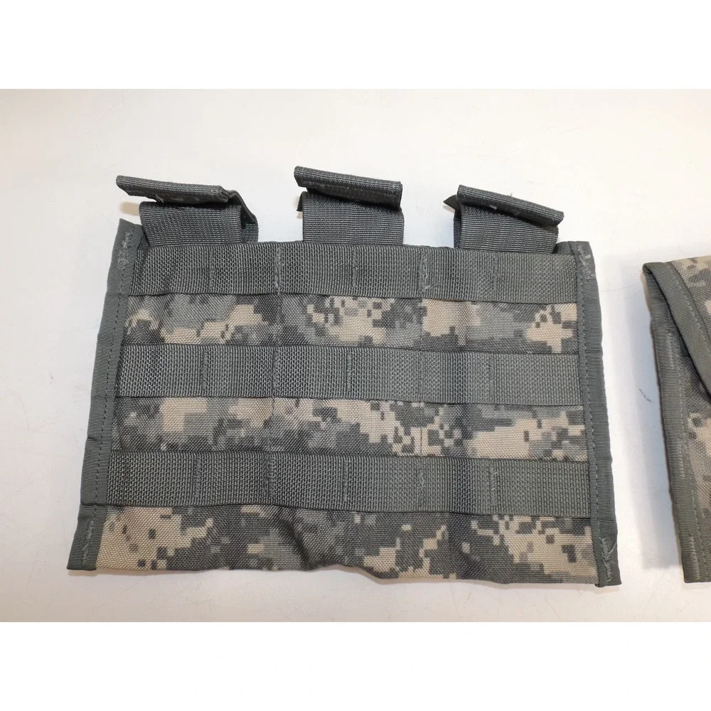 US Triple 3 Magazine pouch & Single Side Pouch: both MOLLE II ACU Digital Camo